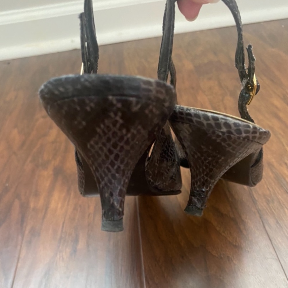 Print Kitten Heels - Picture 3 of 5